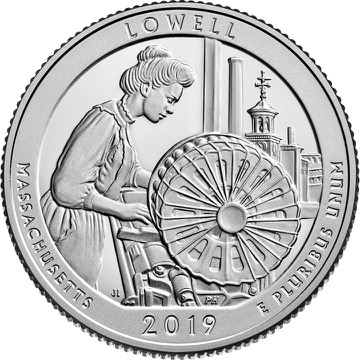 2019 Lowell National Historical Park quarter