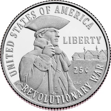 Revolutionary War quarter